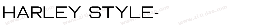 Harley Style字体转换
